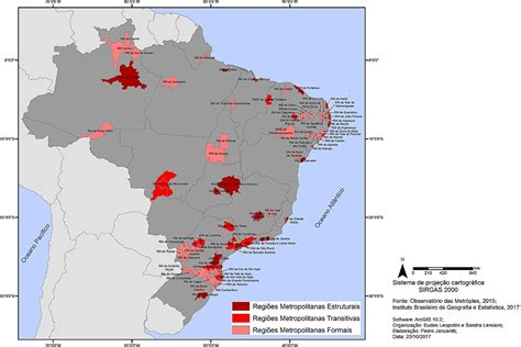 como se caracteriza o processo de metropolização no brasil